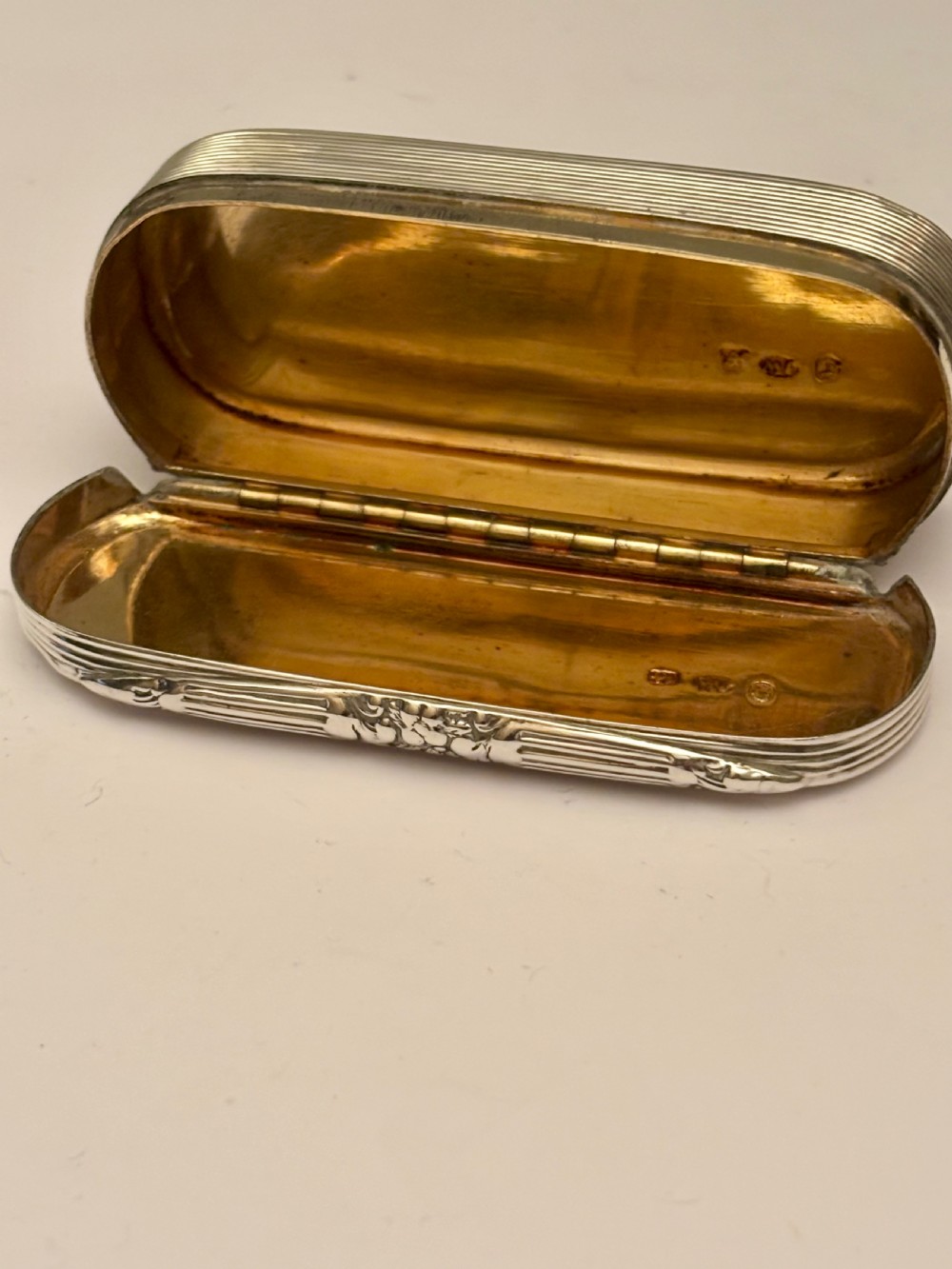 William IV Silver Gilt Snuff Box Birmingham 1835 Willmore & Co View XIII