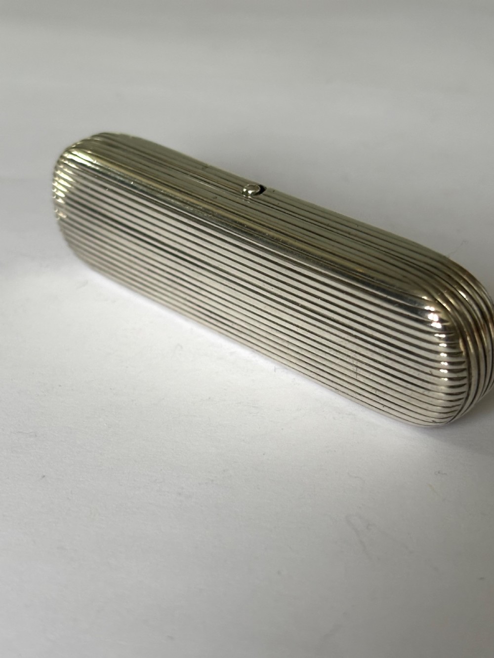 George III Sterling Silver Toothpick Holder Case Box London 1806 Phipps Robinson View V