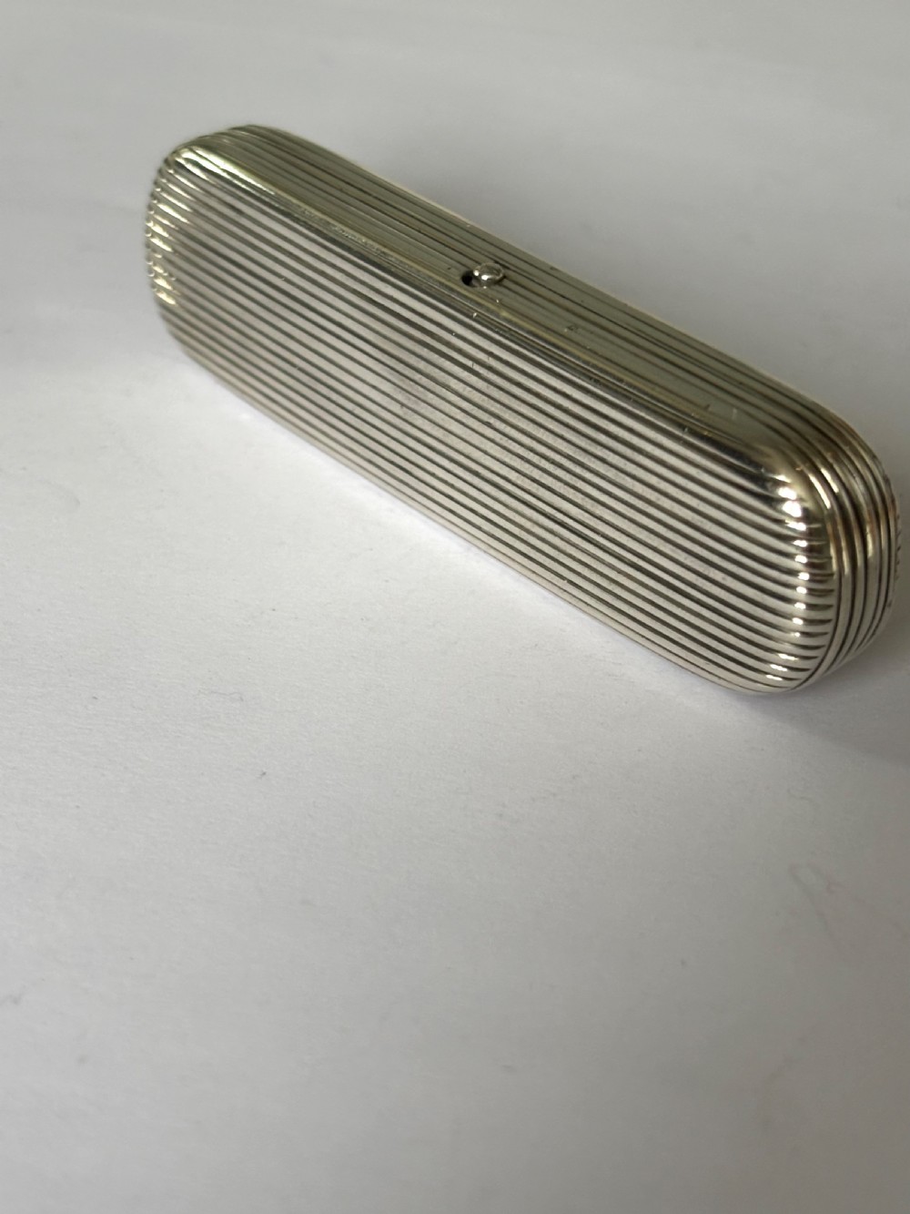 George III Sterling Silver Toothpick Holder Case Box London 1806 Phipps Robinson View VI