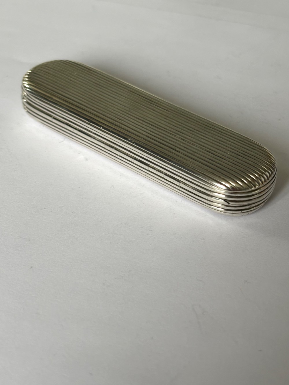 George III Sterling Silver Toothpick Holder Case Box London 1806 Phipps Robinson View VII
