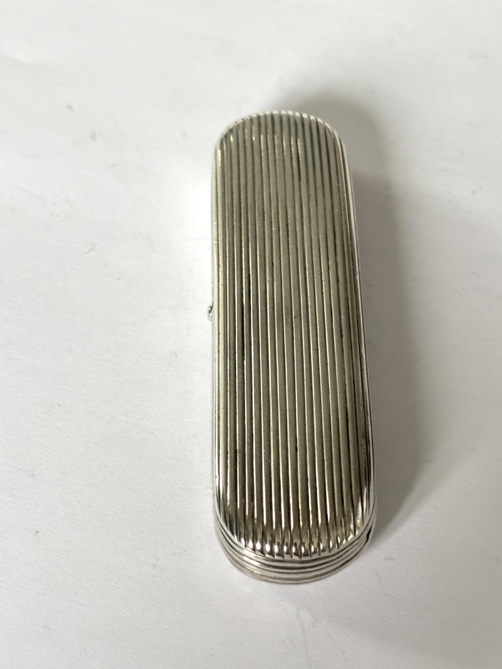 George III Sterling Silver Toothpick Holder Case Box London 1806 Phipps Robinson View VIII