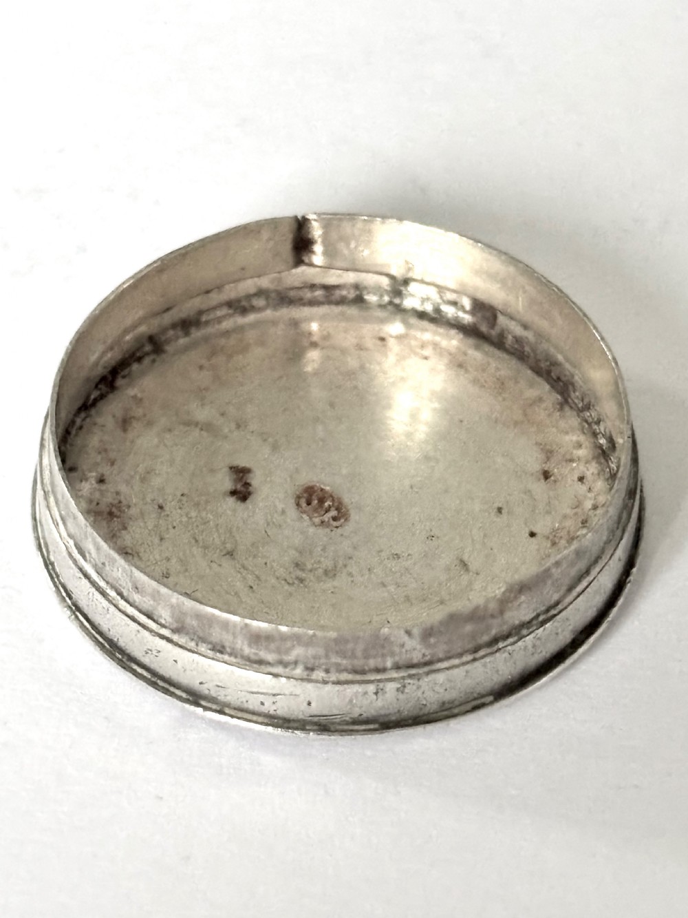Antique George III Sterling Silver Patch Box Birmingham 1796 Samuel Pemberton View III