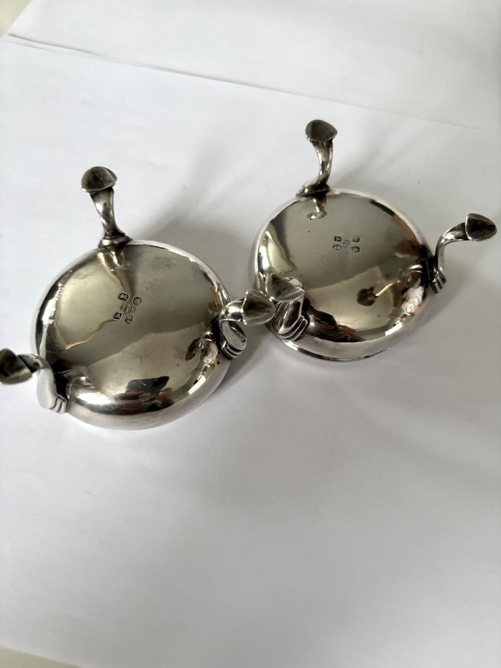 A Pair of George III Silver Gilt Salts London 1796 Peter & Ann Bateman View VII