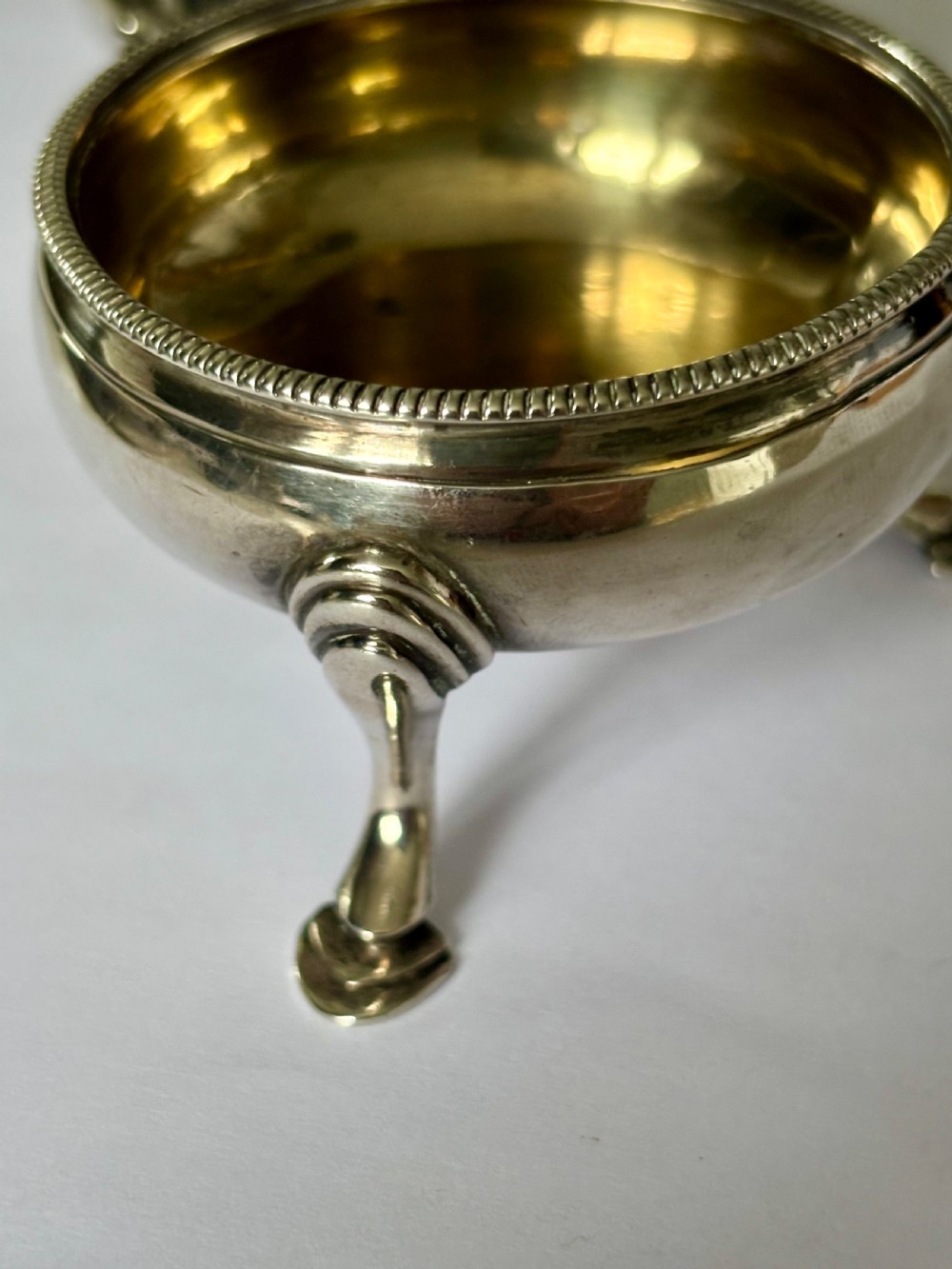 A Pair of George III Silver Gilt Salts London 1796 Peter & Ann Bateman View X