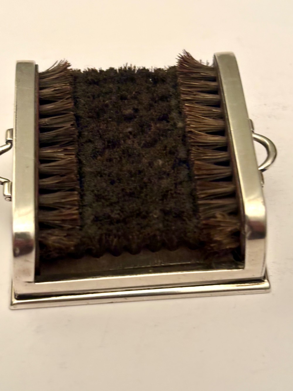 SAMPSON MORDAN Victorian Novelty Silver Fountain Pen ‘Boot’ Brush London 1893 View X