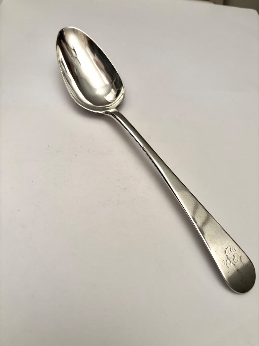 Antique Silver Old English Pattern Tablespoon Hampton & Prince YORK c1780