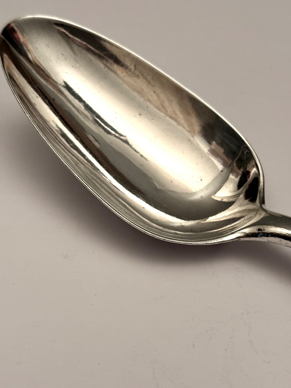 Antique Silver Old English Pattern Tablespoon Hampton & Prince YORK c1780 View V