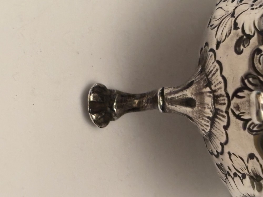 Antique George II Silver Cream Jug London 1748 William Robertson View XII