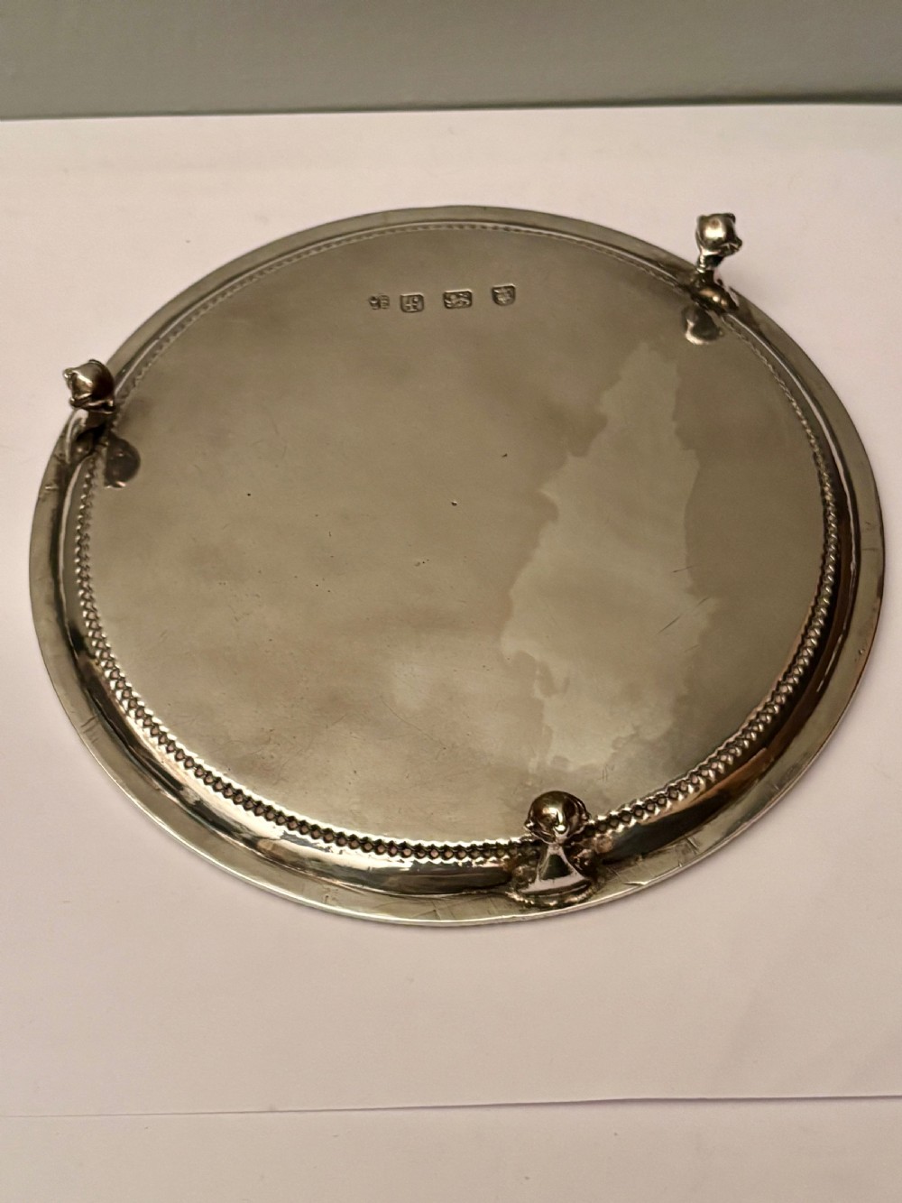 George III Silver Waiter Salver Tray London 1781 John Crouch I & Thomas Hannam View VII
