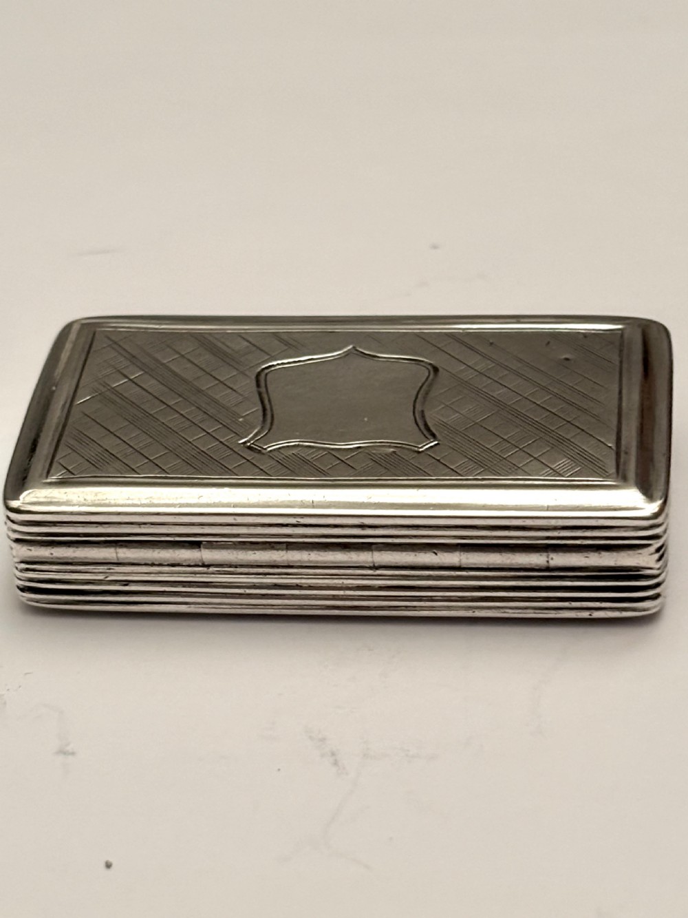 Antique Silver Early Victorian Snuff Box Francis Clark Birmingham 1839 View IX