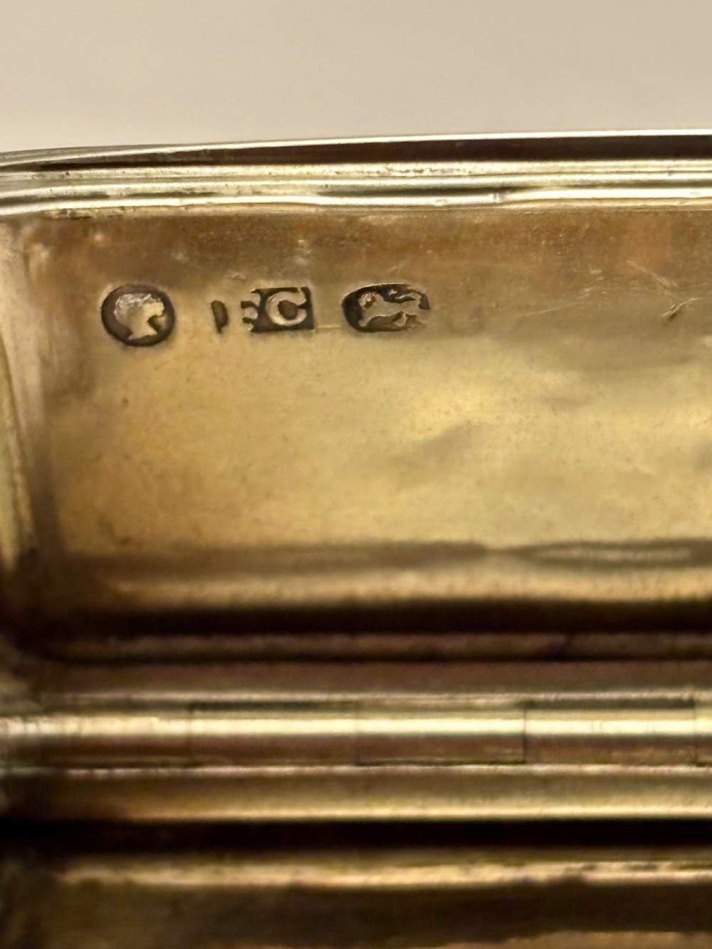 Antique Silver Early Victorian Snuff Box Francis Clark Birmingham 1839 View X