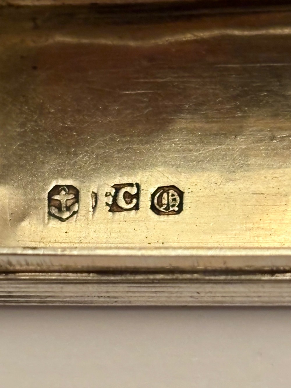 Antique Silver Early Victorian Snuff Box Francis Clark Birmingham 1839 View XI