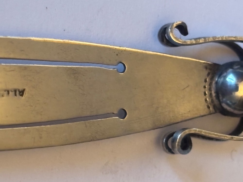 Antique George V Silver & MOP Bookmark  Adie & Lovekin Birmingham 1925 View X