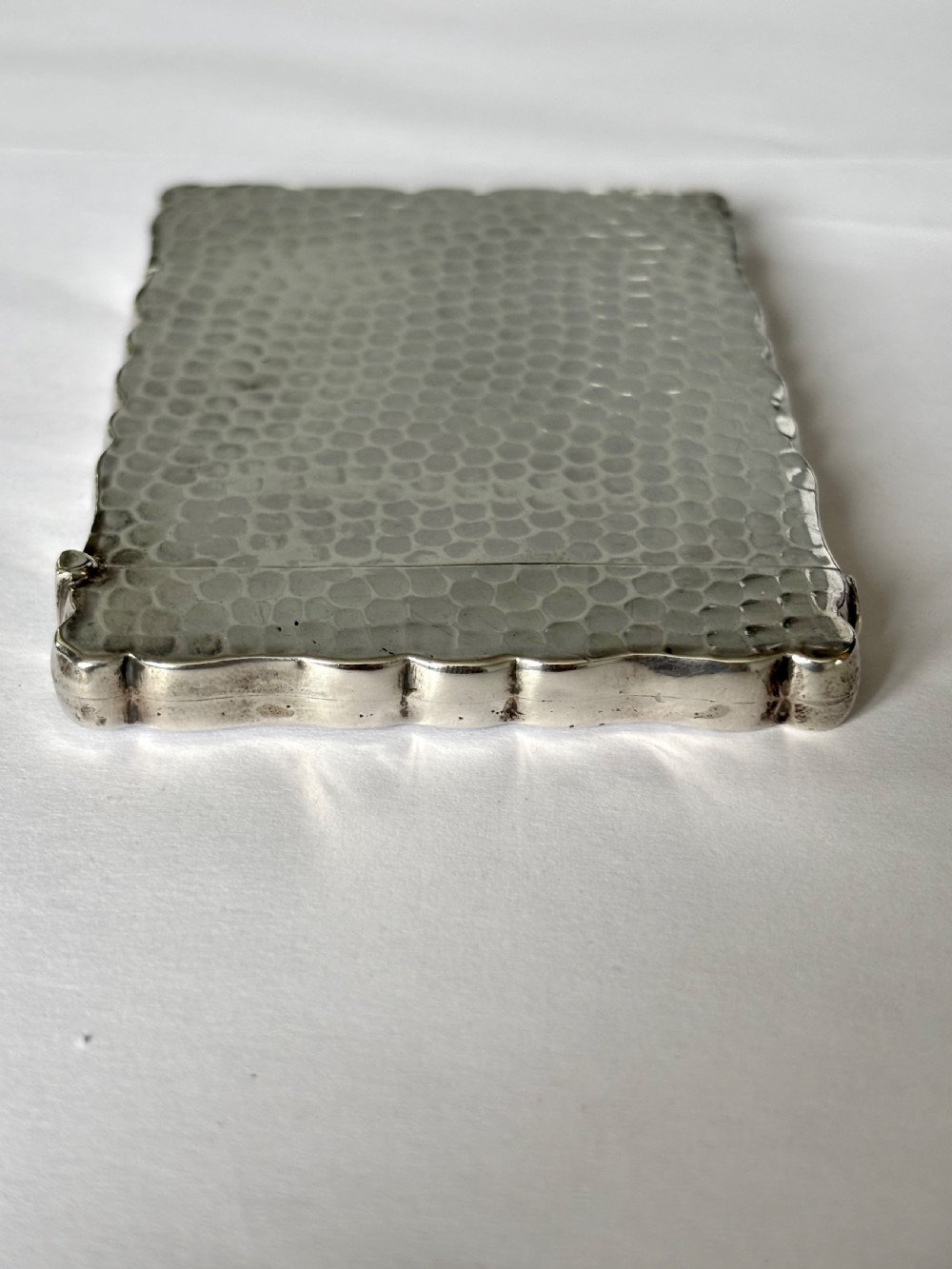 Victorian Arts & Crafts Silver Calling Card Case William Neale Chester 1900 View III