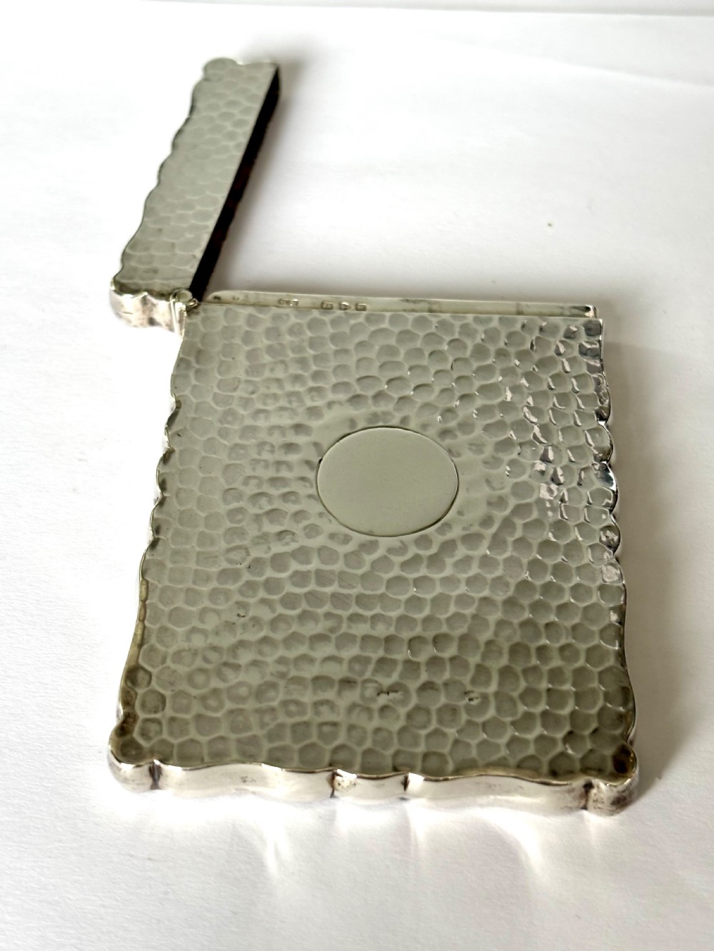 Victorian Arts & Crafts Silver Calling Card Case William Neale Chester 1900 View VI
