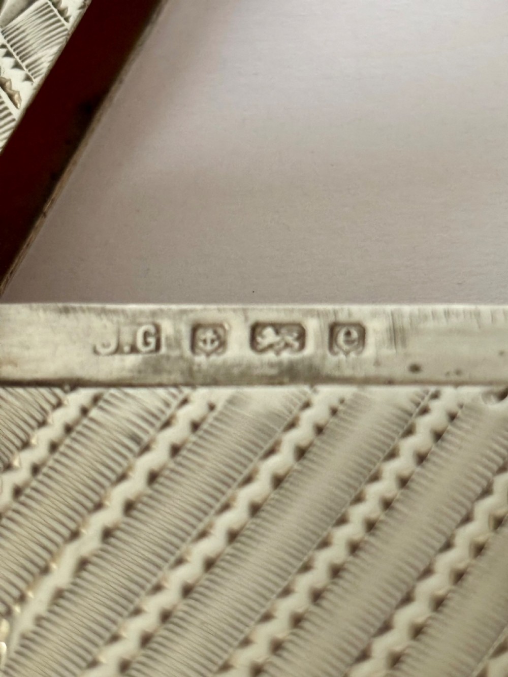 Antique Edwardian Silver Calling Card Case Birmingham 1904 Joseph Gloster View IX