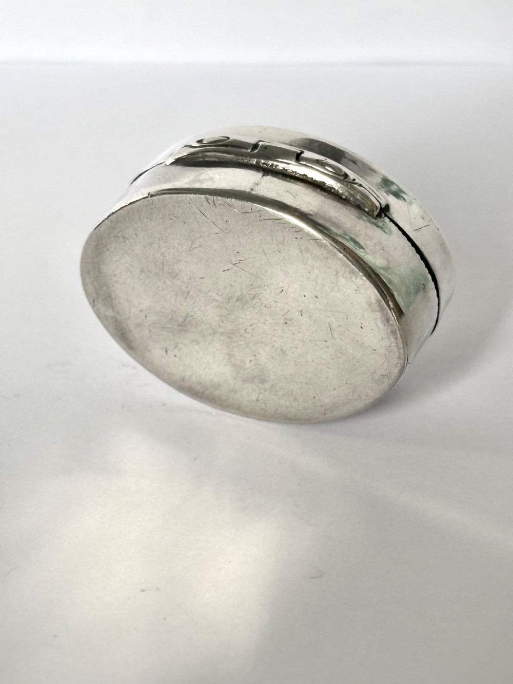 Antique George III Silver Gilt Oval Vinaigrette London 1798 Roger Biggs View IV