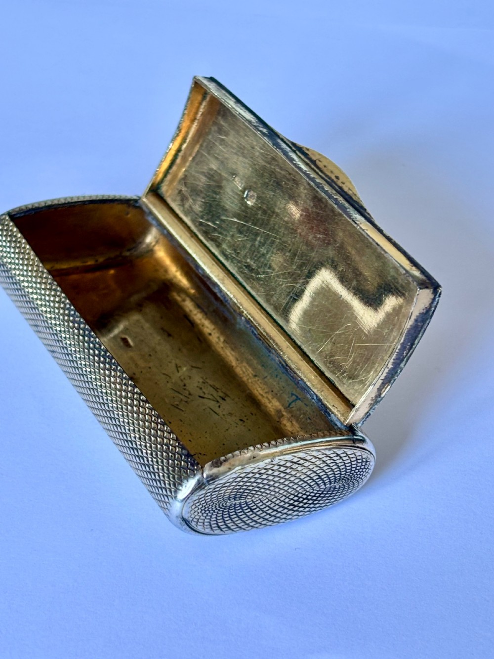 George III Silver Gilt Snuff Box by Alexander J Strachan London c1805