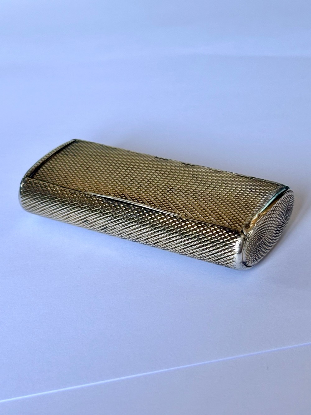 George III Silver Gilt Snuff Box by Alexander J Strachan London c1805 View II