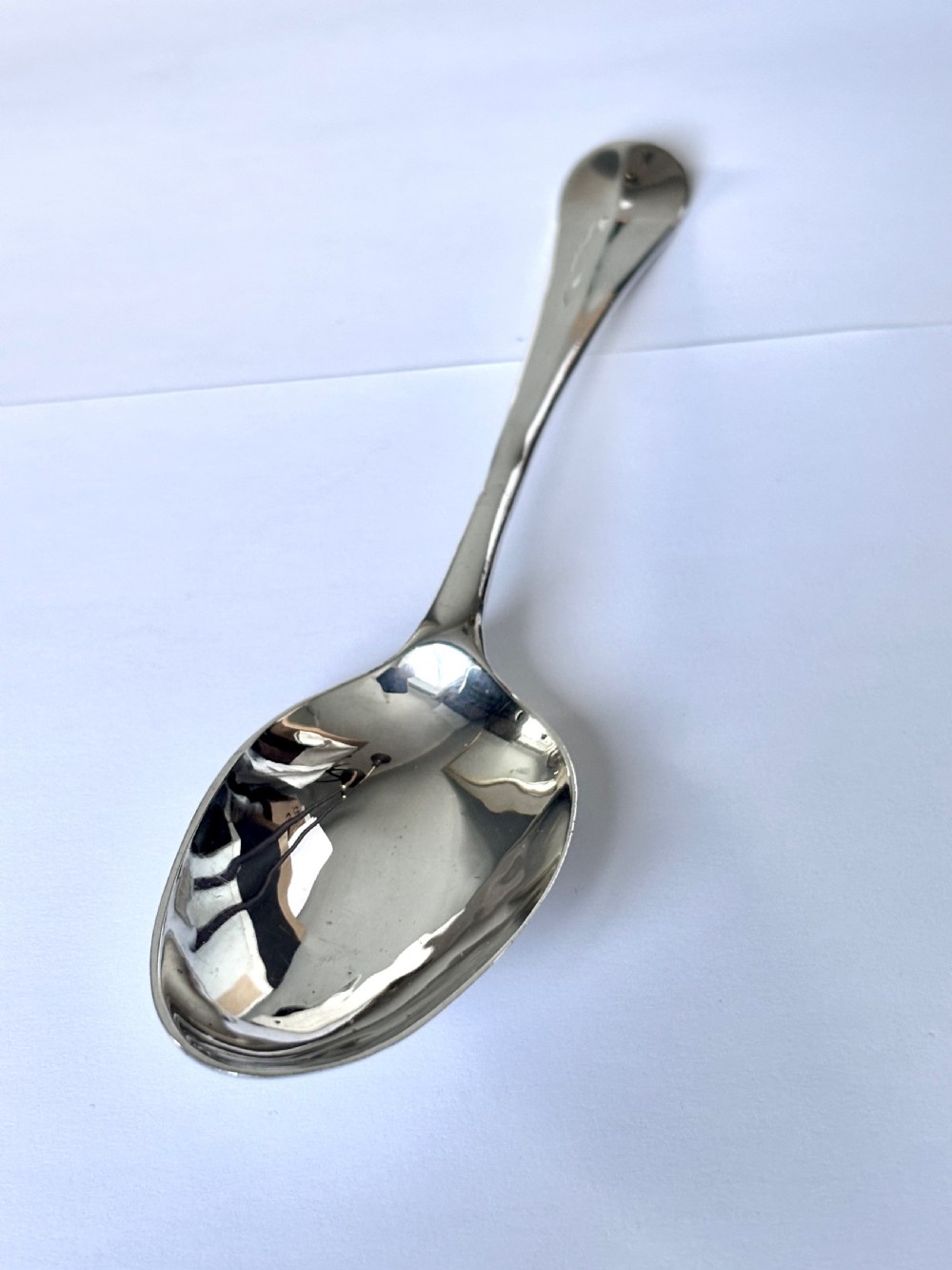 Antique George II Silver Hanoverian Tablespoon London 1736