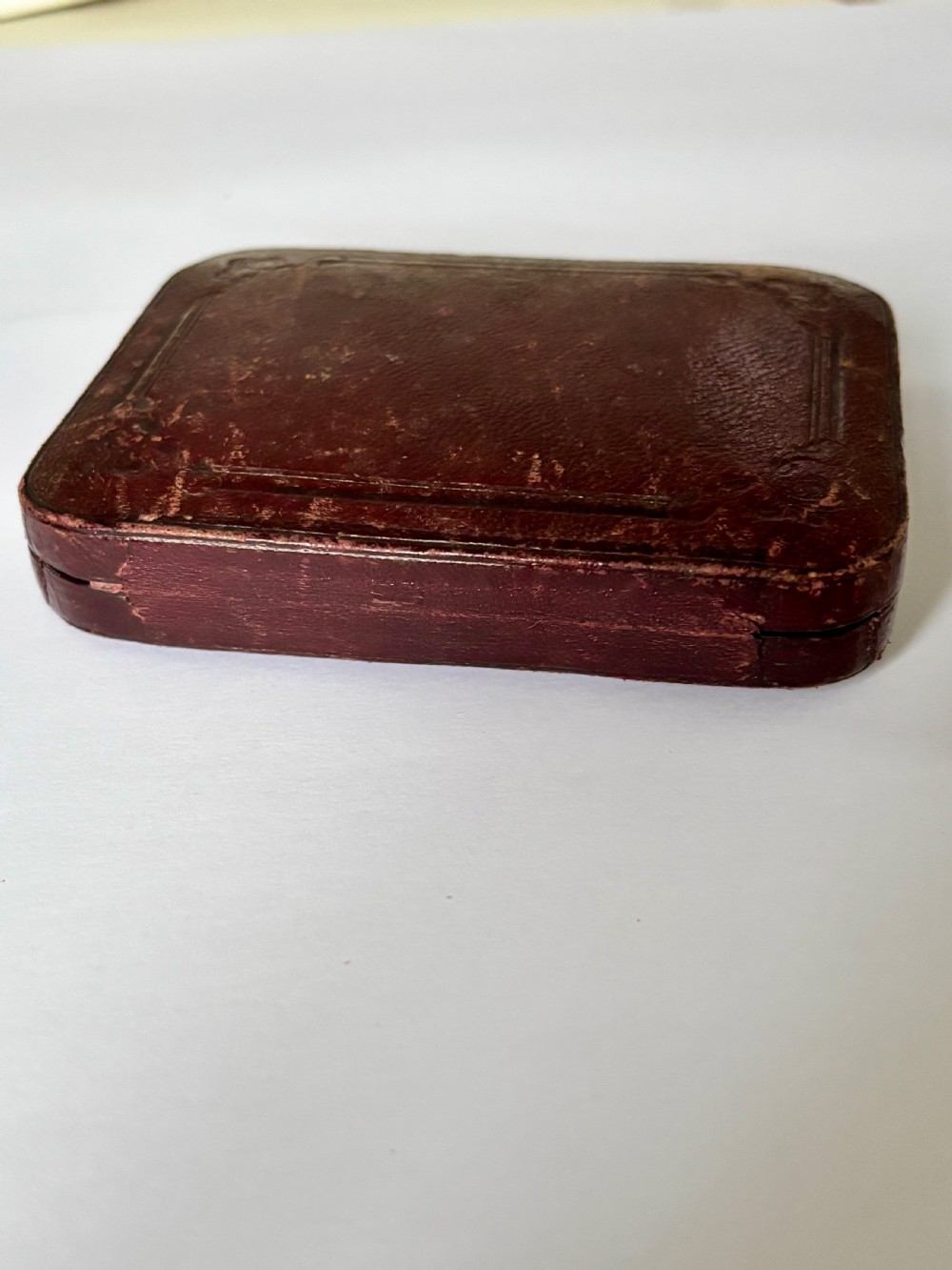Victorian Silver Calling Card Case CRONIN & WHEELER Birmingham 1852 Fitted Case View XVI