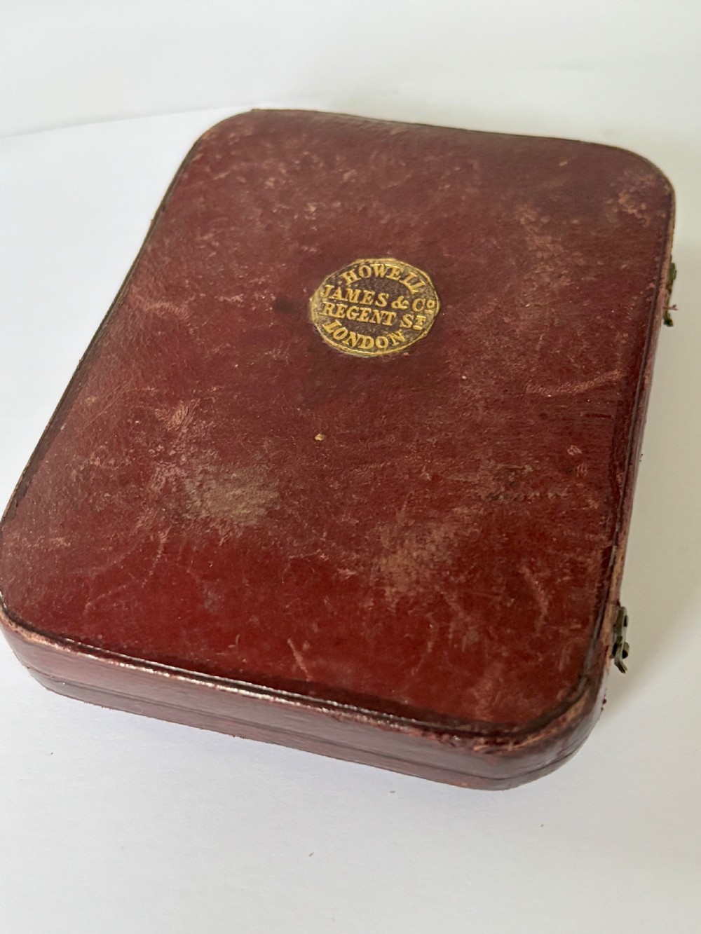 Victorian Silver Calling Card Case CRONIN & WHEELER Birmingham 1852 Fitted Case View XVII