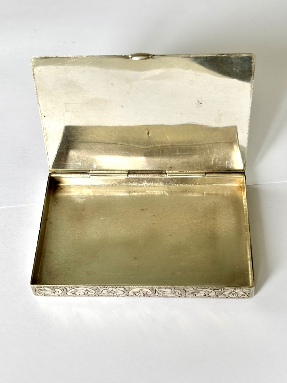Early 20th Century Fine Quality Continental 830S Silver Calling Card Case View IV