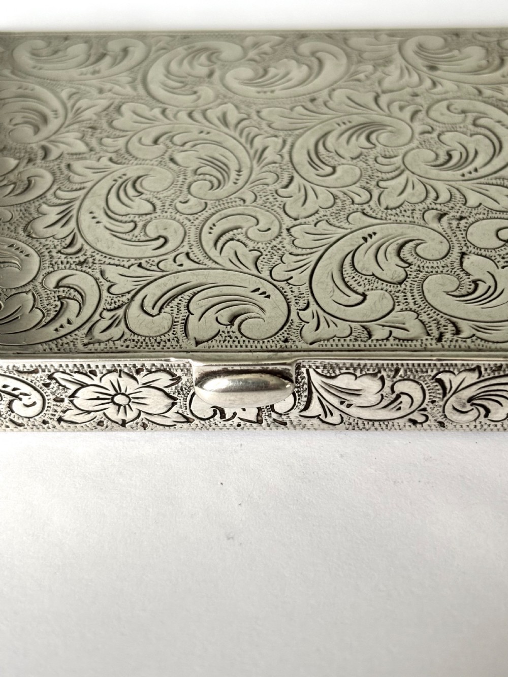 Early 20th Century Fine Quality Continental 830S Silver Calling Card Case View VIII