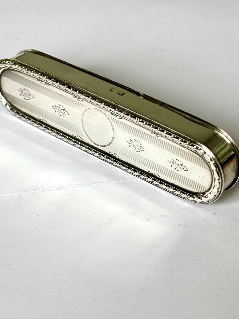 Edward VII Sterling Silver Toothpick Holder Case Box SYNYER & BEDDOES Bham 1910