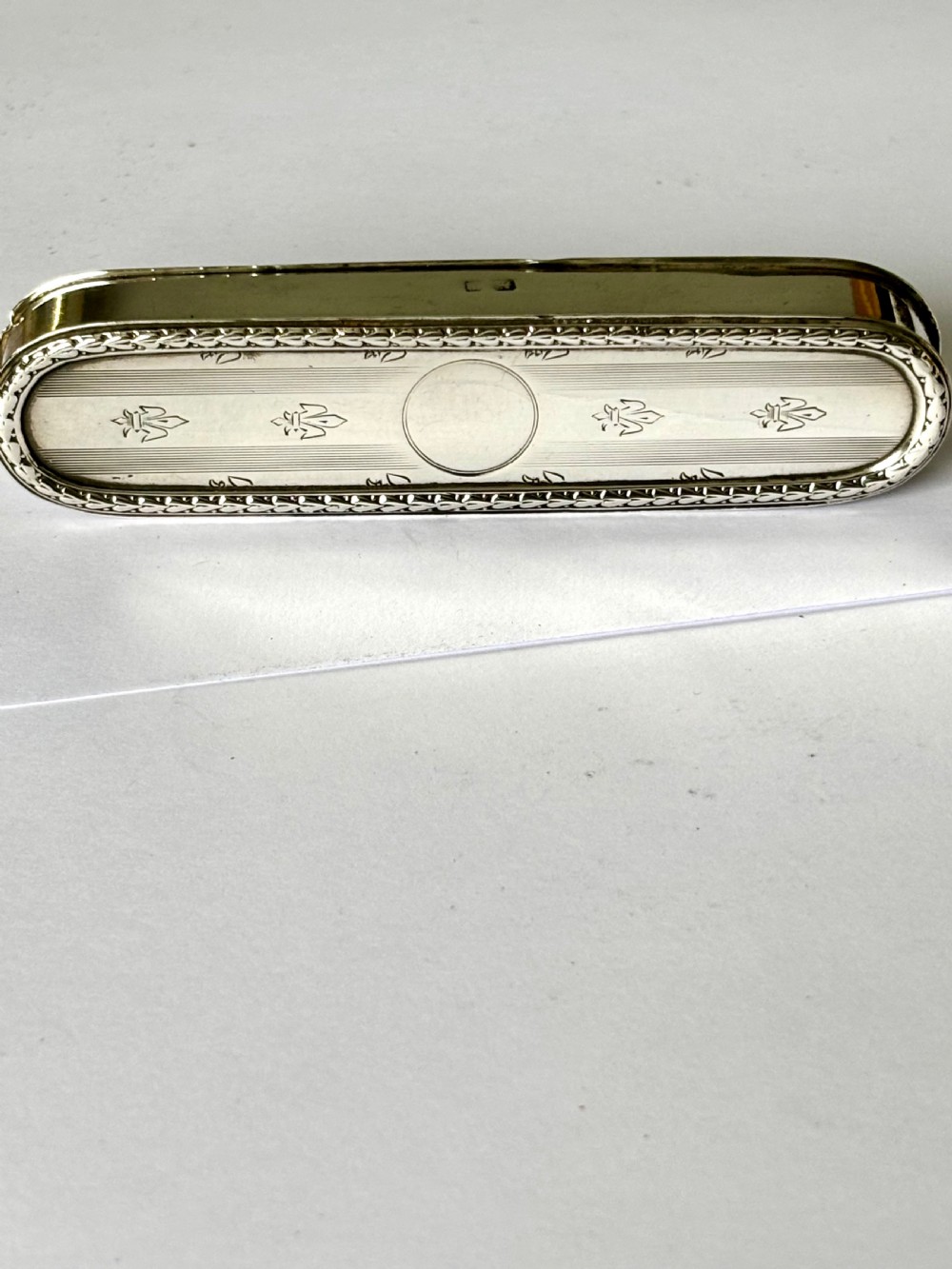 Edward VII Sterling Silver Toothpick Holder Case Box SYNYER & BEDDOES Bham 1910 View II