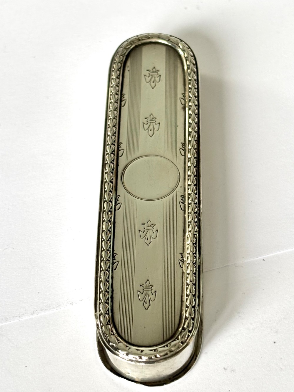 Edward VII Sterling Silver Toothpick Holder Case Box SYNYER & BEDDOES Bham 1910 View VII