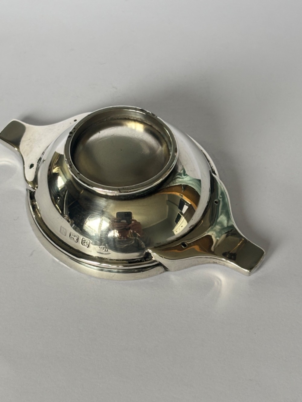 Edwardian Small Sterling Silver Quaich, Birmingham 1909 William Aitken View V