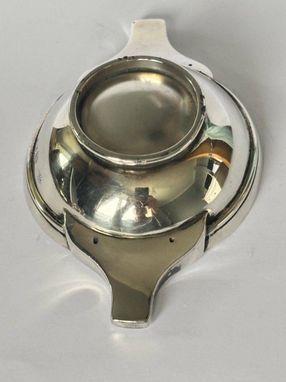 Edwardian Small Sterling Silver Quaich, Birmingham 1909 William Aitken View VI