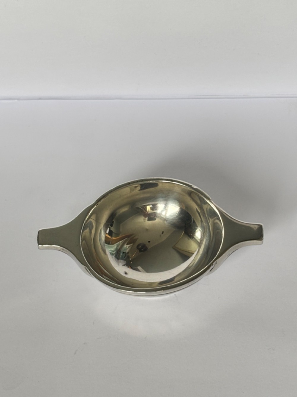 Edwardian Small Sterling Silver Quaich, Birmingham 1909 William Aitken View IX