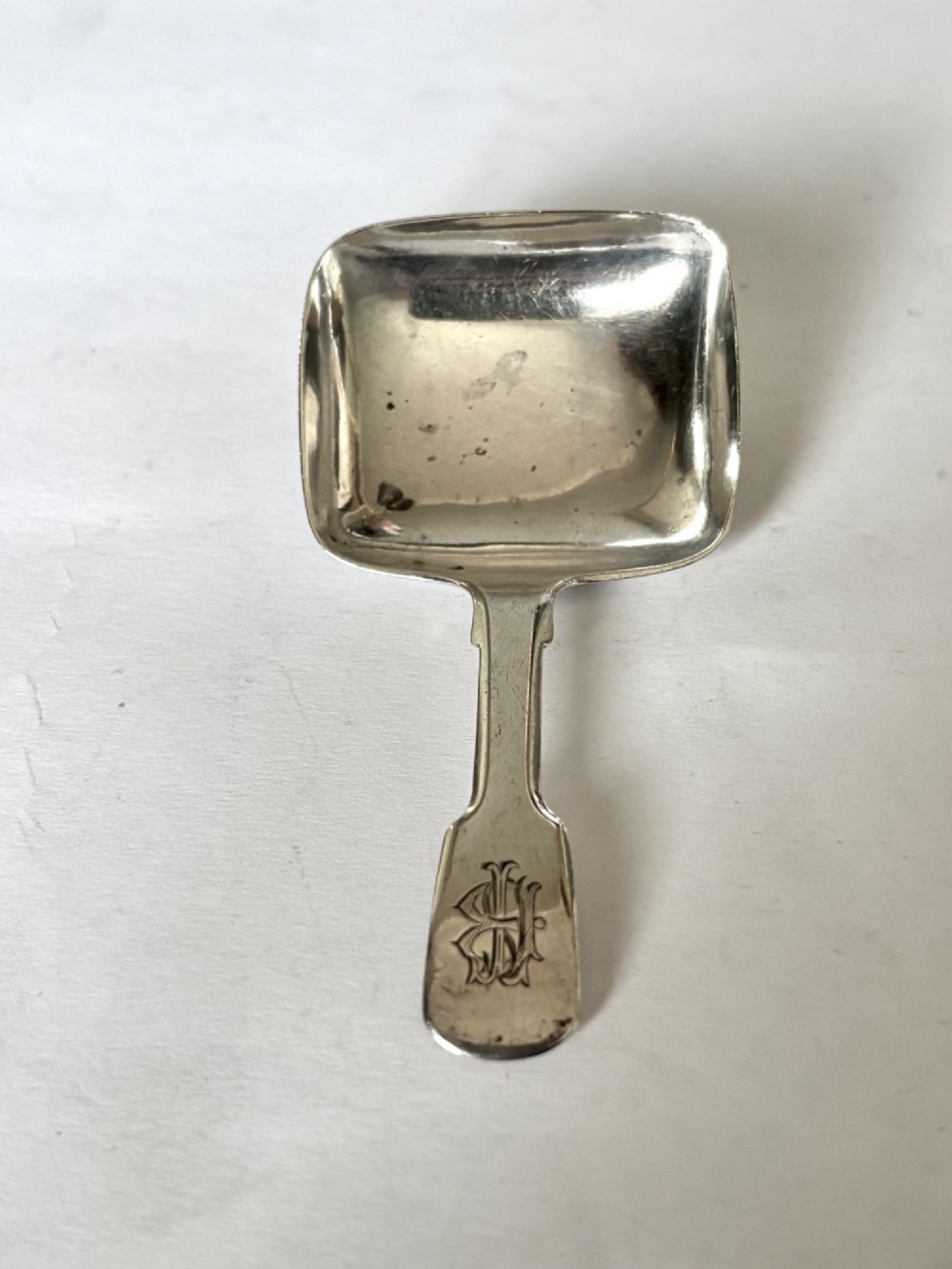 Victorian Silver Caddy Spoon Yapp & Woodward Birmingham 1844