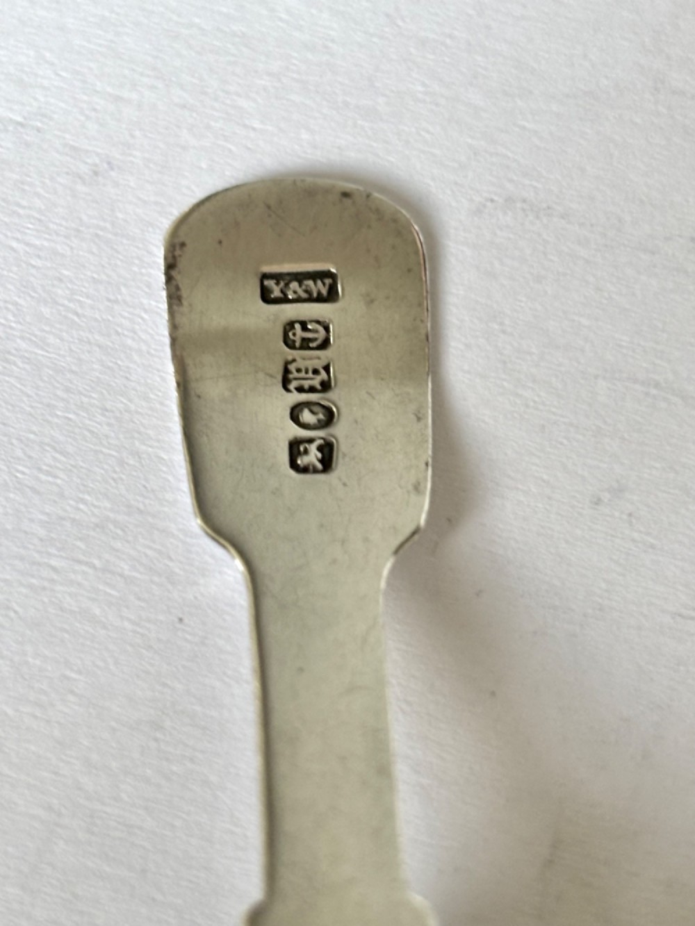 Victorian Silver Caddy Spoon Yapp & Woodward Birmingham 1844 View IV