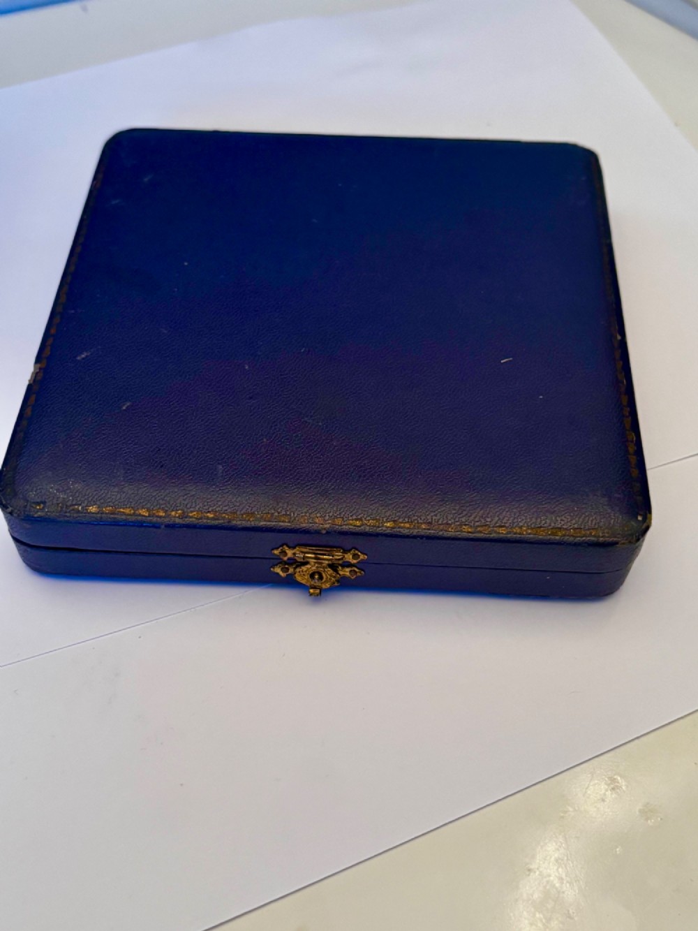 ART DECO Silver Ashtray & Vesta Matchbox Holder TURNER SIMPSON 1937 Fitted Case View XI