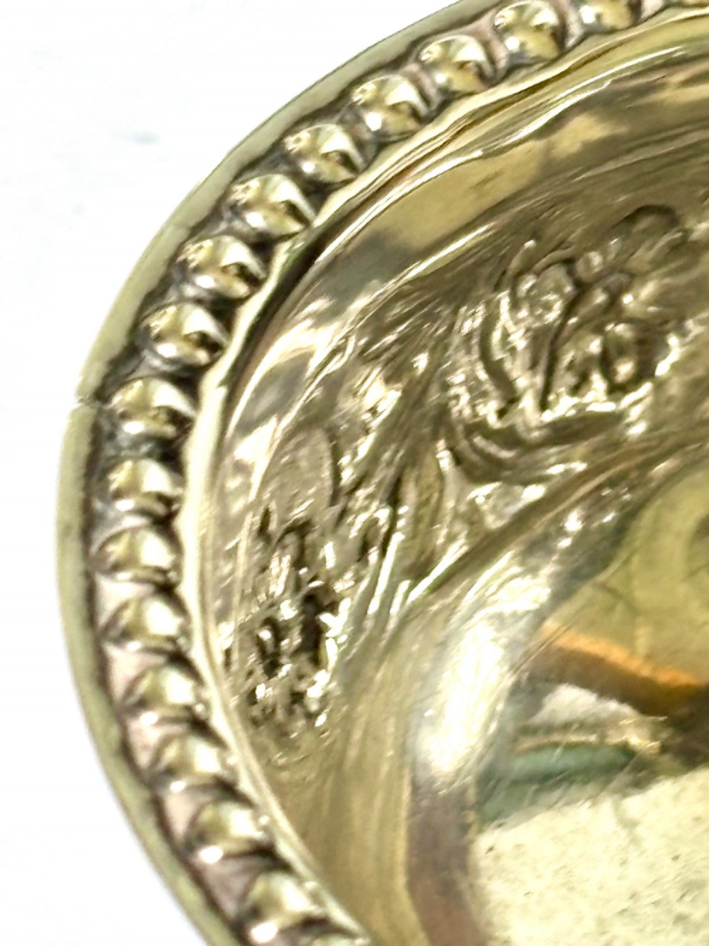A Beautiful Pair of Victorian Silver Salts Sheffield 1891 JOHN ROUND View VIII