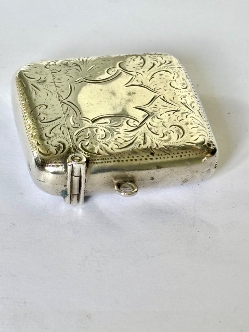 Antique George V Silver Vesta Case ROBERT CHANDLER Birmingham 1911 33g View VI
