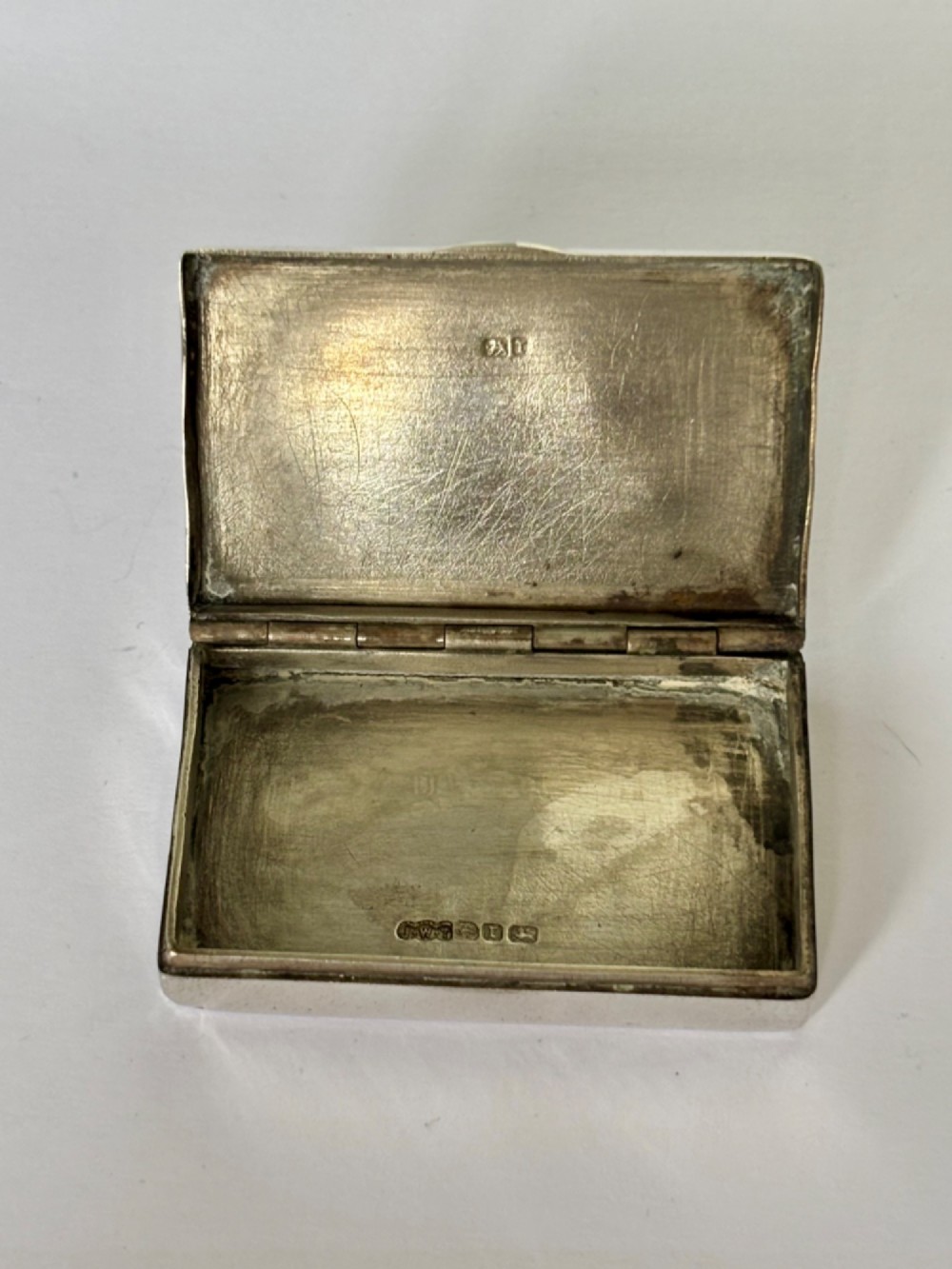Antique Silver Victorian Snuff Box JAMES WALTER TIPTAFT Birmingham 1891 View VII