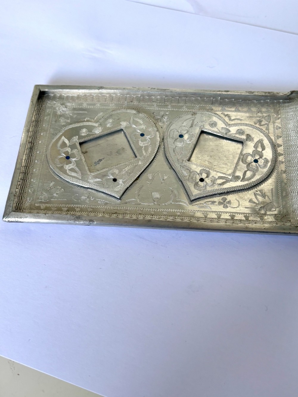 WWII POW North AFRICA EGYPT Aluminium Cigarette Case MOSQUE SPHINX LILI MARLEEN View XII