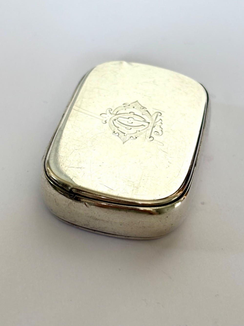 Victorian Silver Gilt NOVELTY TRICK Vesta Case JANE BROWNETT LONDON 1873 View II