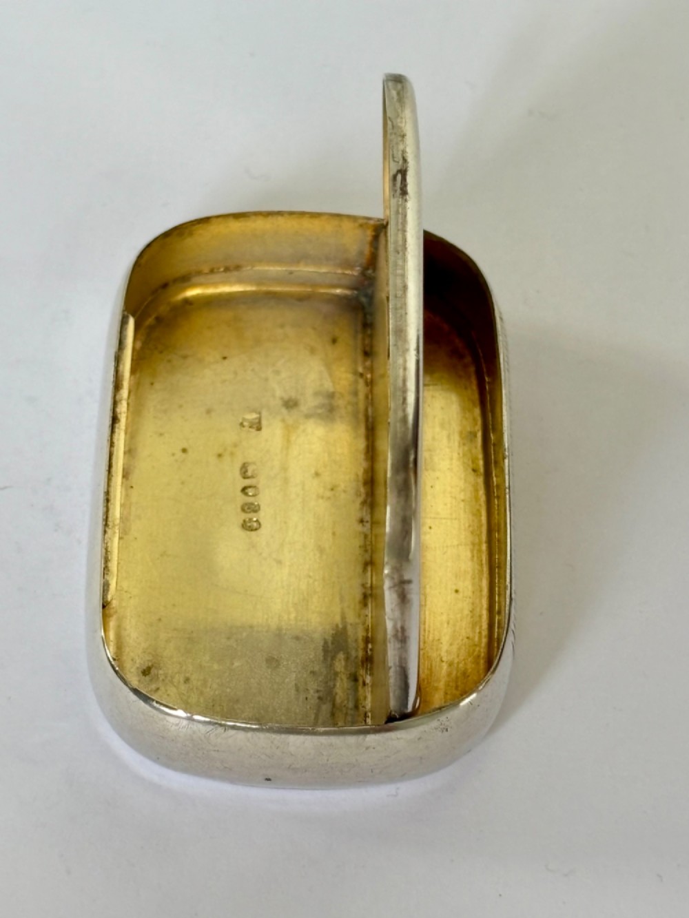 Victorian Silver Gilt NOVELTY TRICK Vesta Case JANE BROWNETT LONDON 1873 View XI