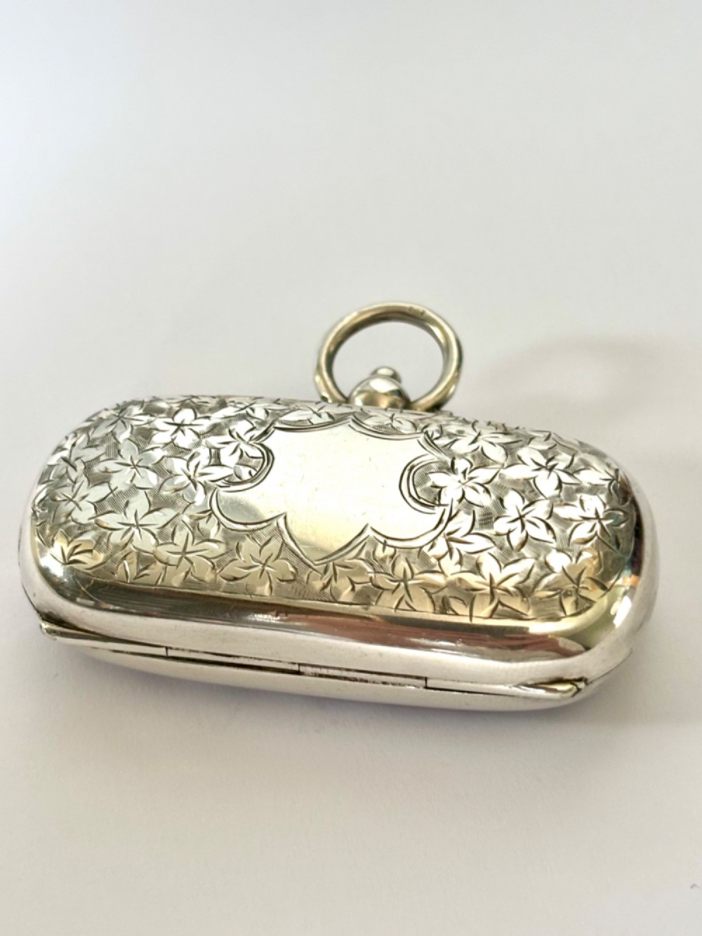 SILVER Double Sovereign Case BIRMINGHAM 1910 SMITH & BARTLAM View II