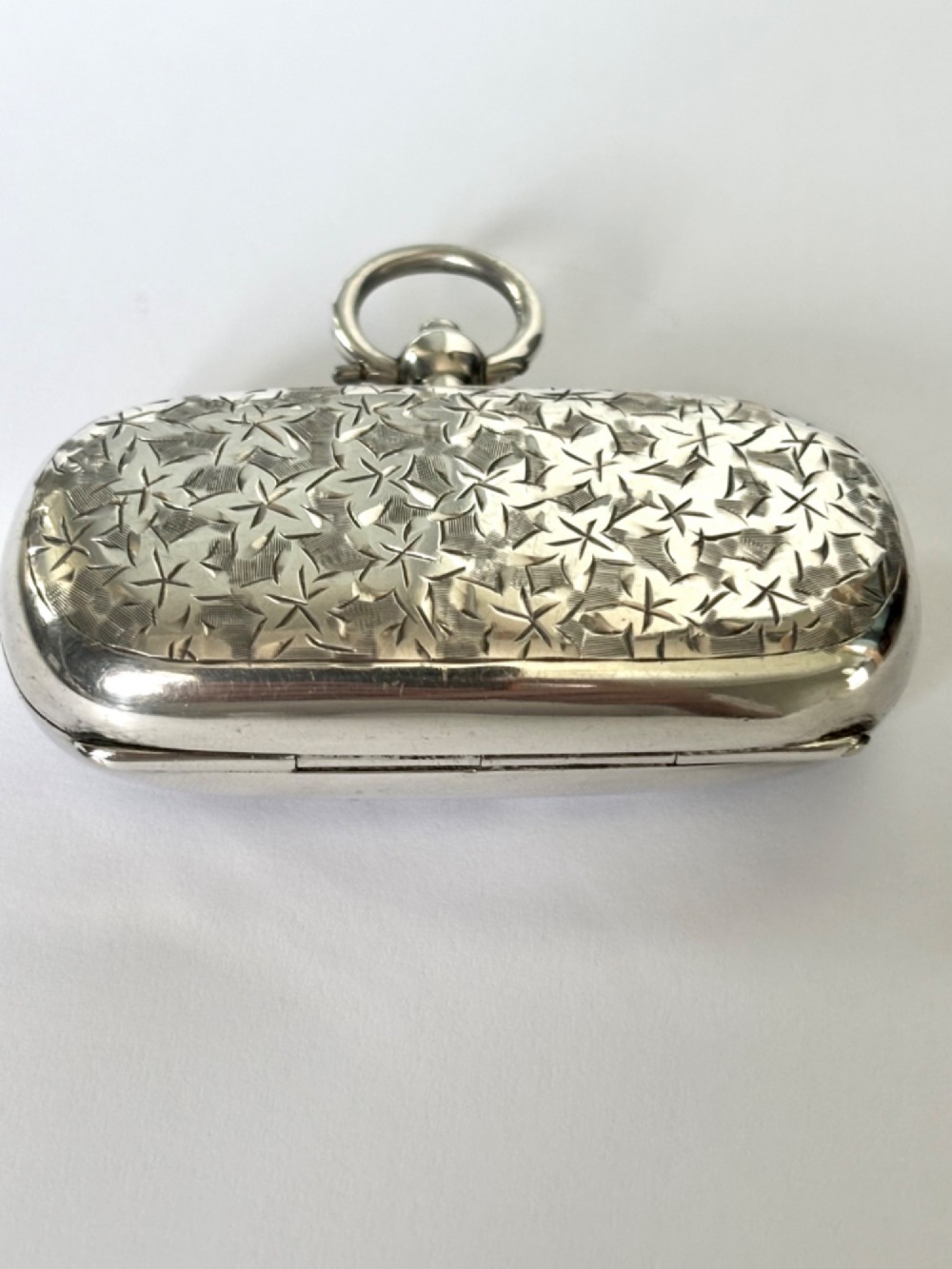 SILVER Double Sovereign Case BIRMINGHAM 1910 SMITH & BARTLAM View V