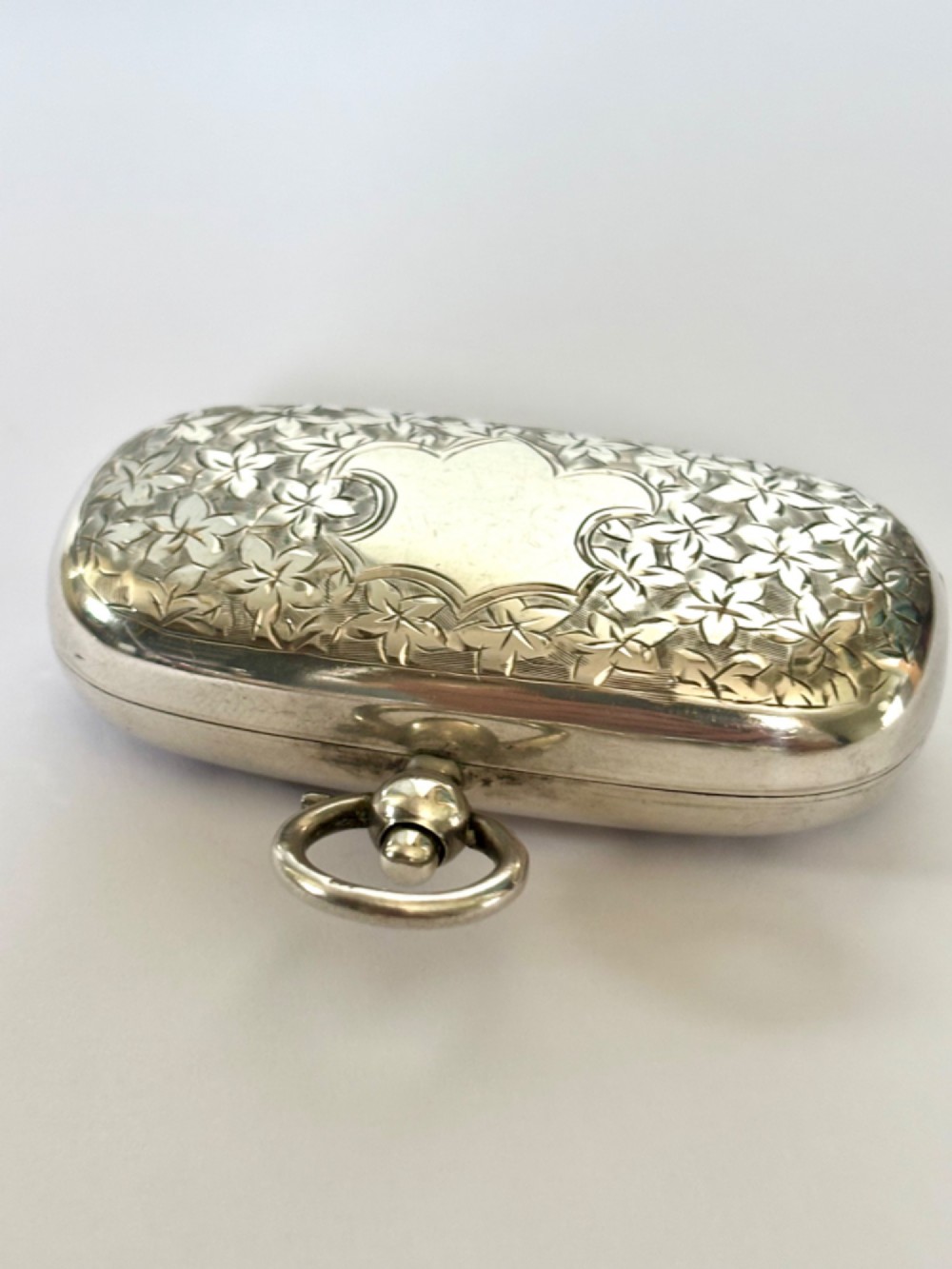 SILVER Double Sovereign Case BIRMINGHAM 1910 SMITH & BARTLAM View VI