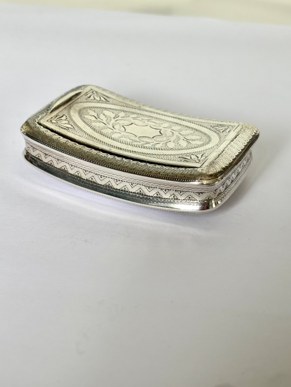 EXQUISITE George III Silver Gilt Snuff Box JOHN THROPP Birmingham 1816 GEORGIAN View III