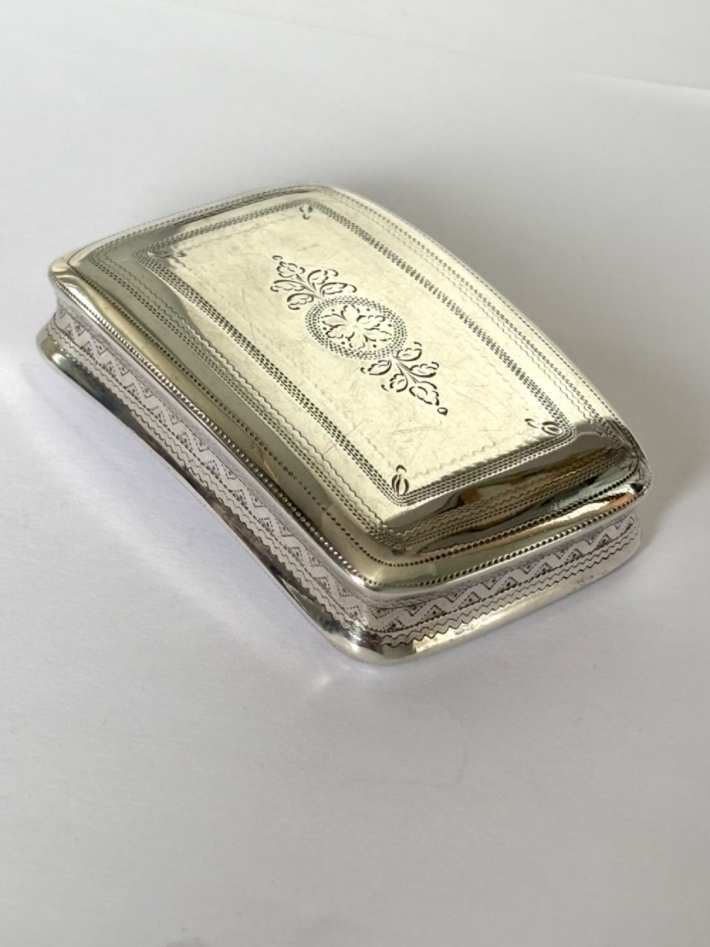 EXQUISITE George III Silver Gilt Snuff Box JOHN THROPP Birmingham 1816 GEORGIAN View XII