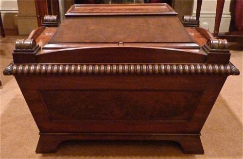 Thomas Hope Style Mahogany Wine Cooler