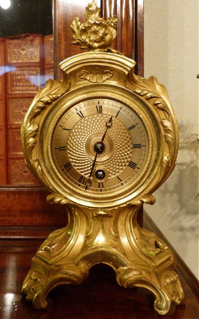 Pretty French Ormolu Timepiece